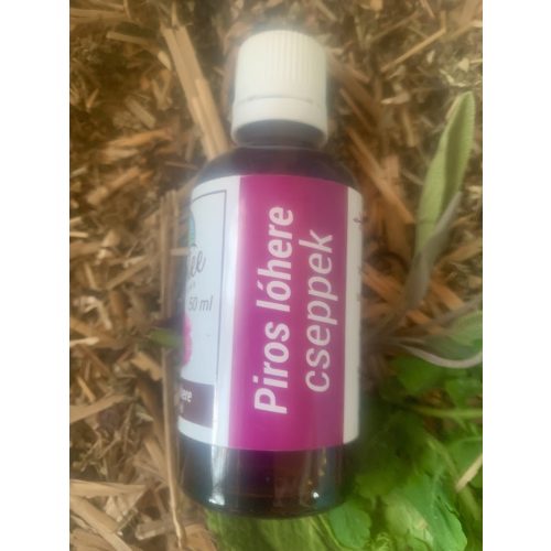 Piros lóhere cseppek – 50ml